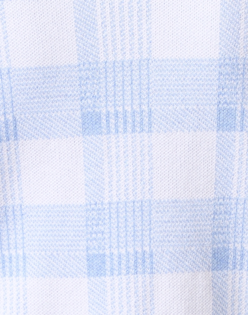 Fabric image - Kinross - Blue Plaid Cotton Cardigan