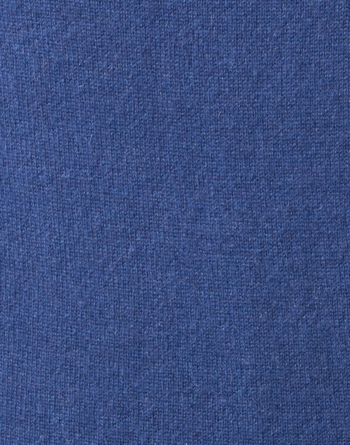 Fabric image - White + Warren - Dark Blue Cashmere Crew Neck Sweater