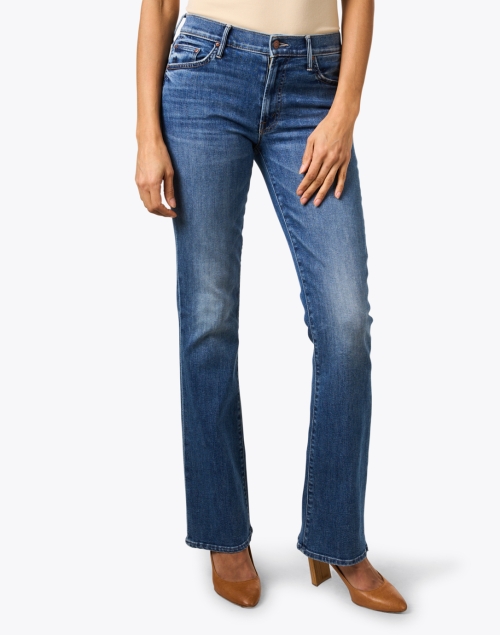 Front image - Mother - The Outsider Blue Flare Jean