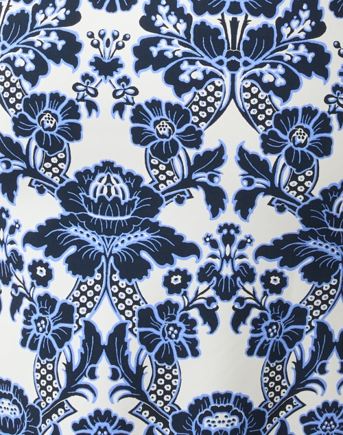 Fabric image - Chiara Boni La Petite Robe - Zeffirina White and Blue Print Dress