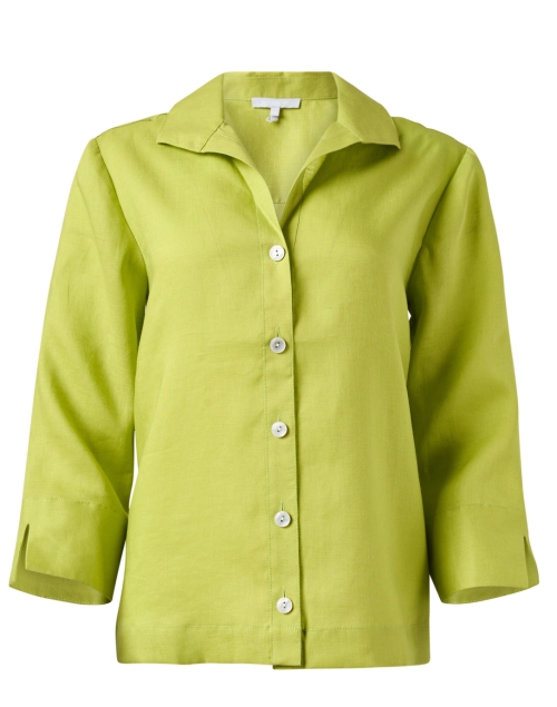 Product image - Hinson Wu - Lara Green Linen Shirt