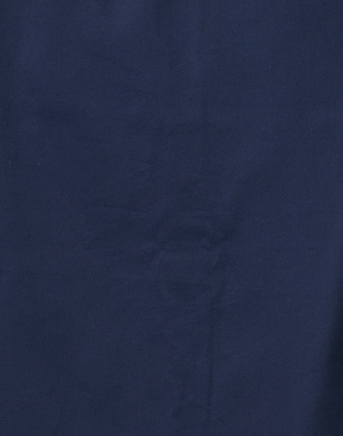 Fabric image - Hinson Wu - Maxine Navy Stretch Cotton Shirt
