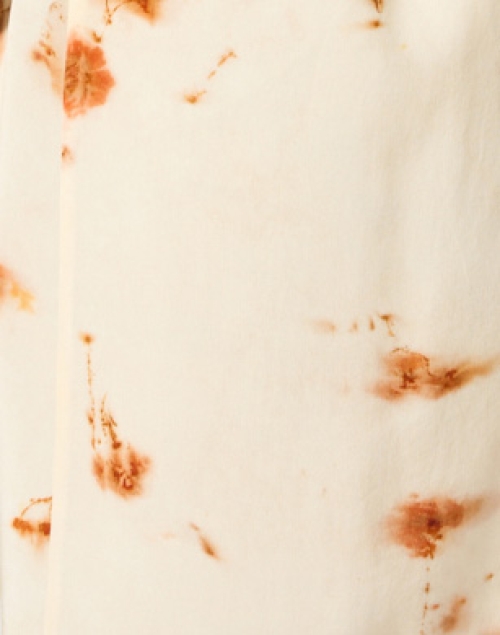 Fabric image - Jason Wu - Cream and Orange Print Silk Dress