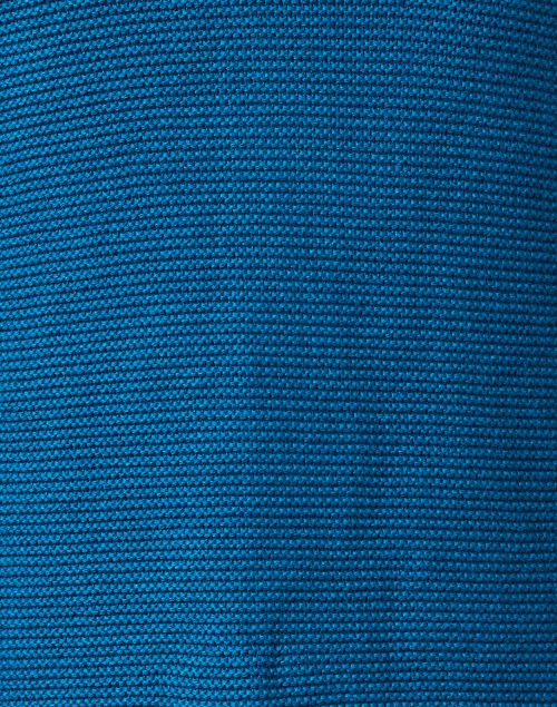 Fabric image - Kinross - Blue Cotton Garter Stitch Cardigan