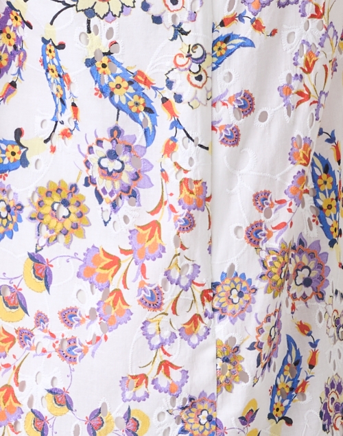 Fabric image - Kobi Halperin - Daniela Paisley Print Eyelet Dress