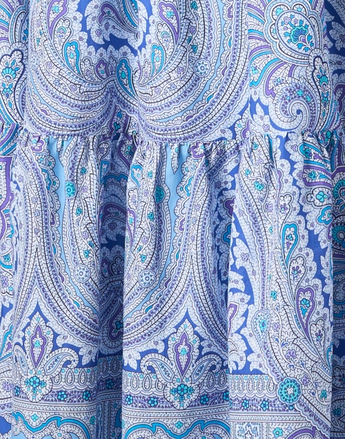 Fabric image - Kobi Halperin - Vivi Blue Multi Paisley Dress