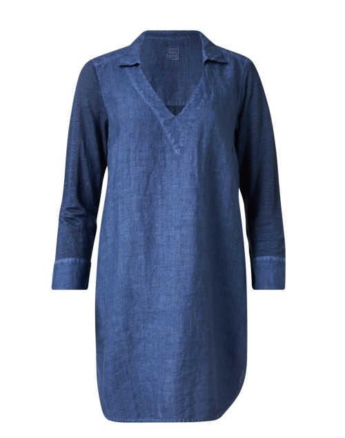 Product image - 120% Lino - Navy Linen Dress