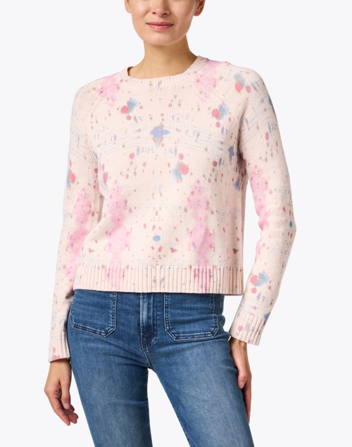 Front image - Lisa Todd - Pink Print Sweater