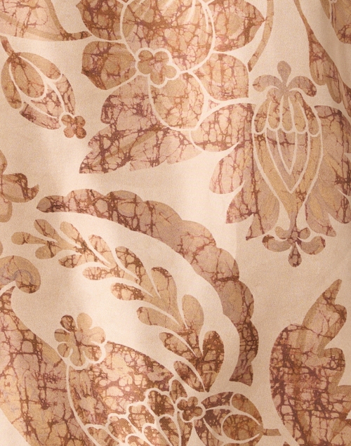Fabric image - Momoni - Ambroise Beige Paisley Silk Blouse