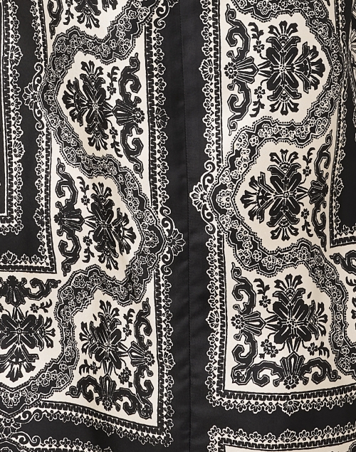 Fabric image - Momoni - Kilian Black and White Print Dress