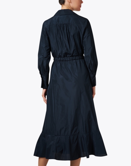 Back image - Odeeh - Navy Shirt Dress 