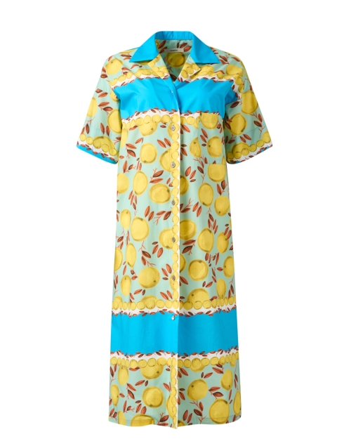 Odeeh Watergreen Lemon Print Dress