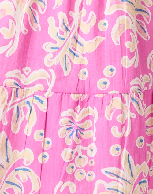 Fabric image - Ro's Garden - Romy Pink Print Shirt Dress