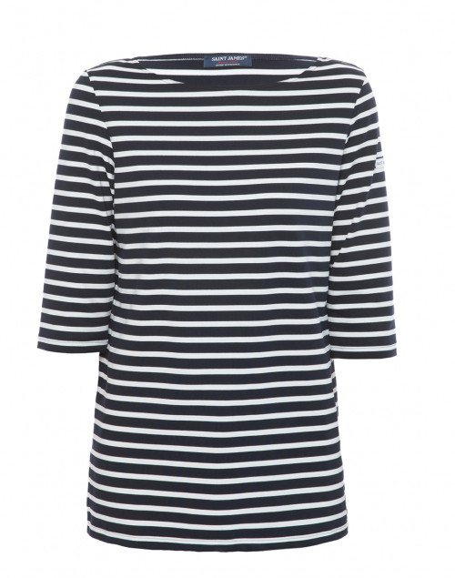 Product image - Saint James - Phare Navy and White Striped Shirt
