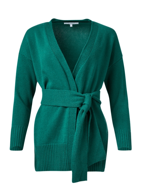 Product image - Santorelli - Green Wool Cashmere Cardigan 
