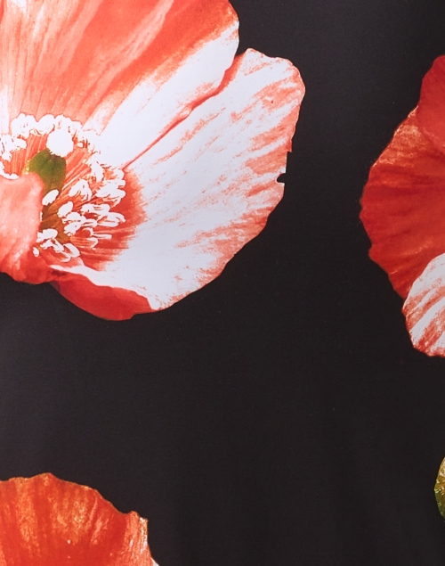Fabric image - Stine Goya - Danya Black Poppy Print Jersey Dress