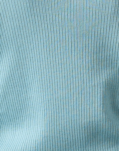 Fabric image - Vince - Aqua Ribbed Cotton Shirt