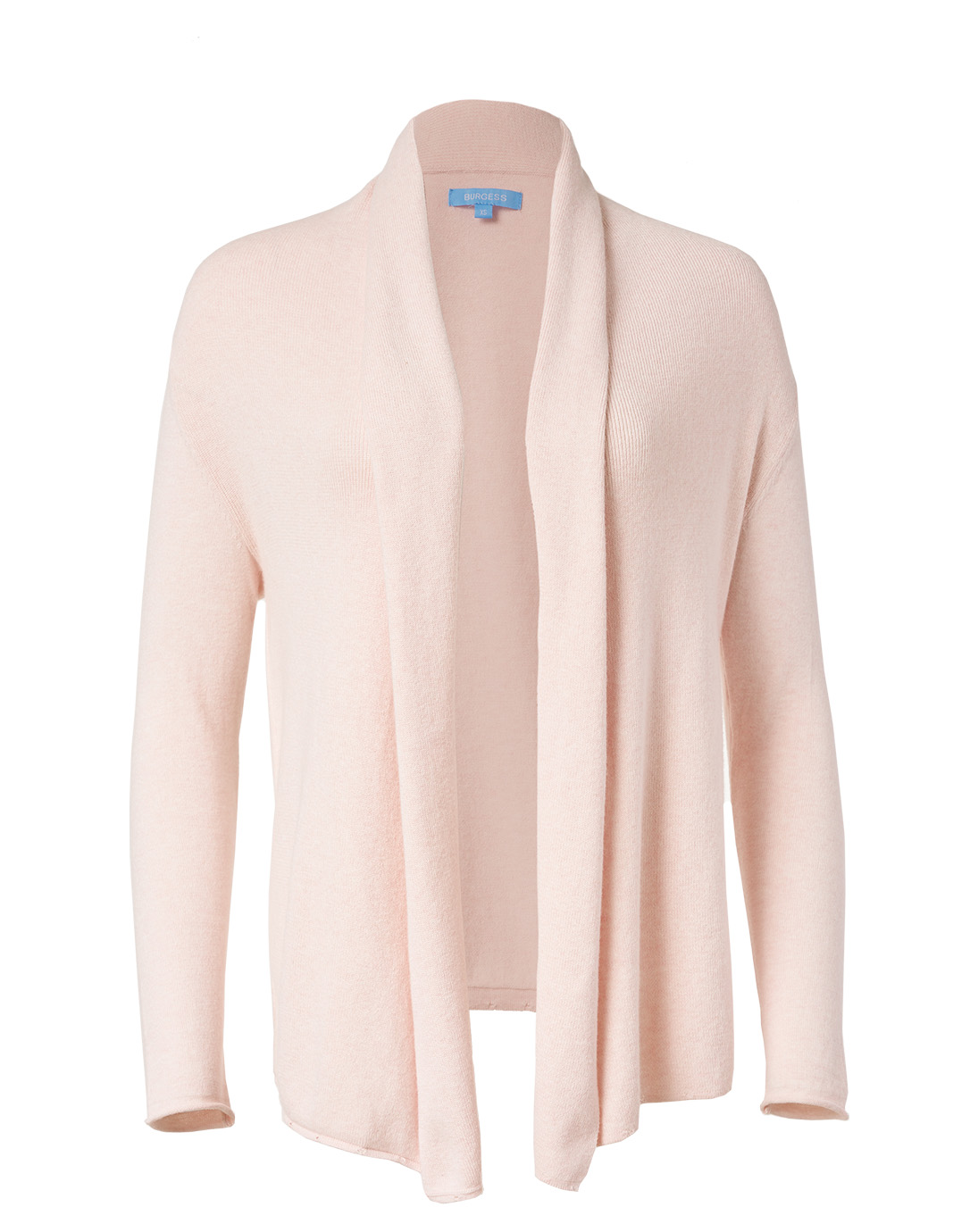 Grace Calico Pink Cotton Cashmere Cardigan | Burgess | Halsbrook