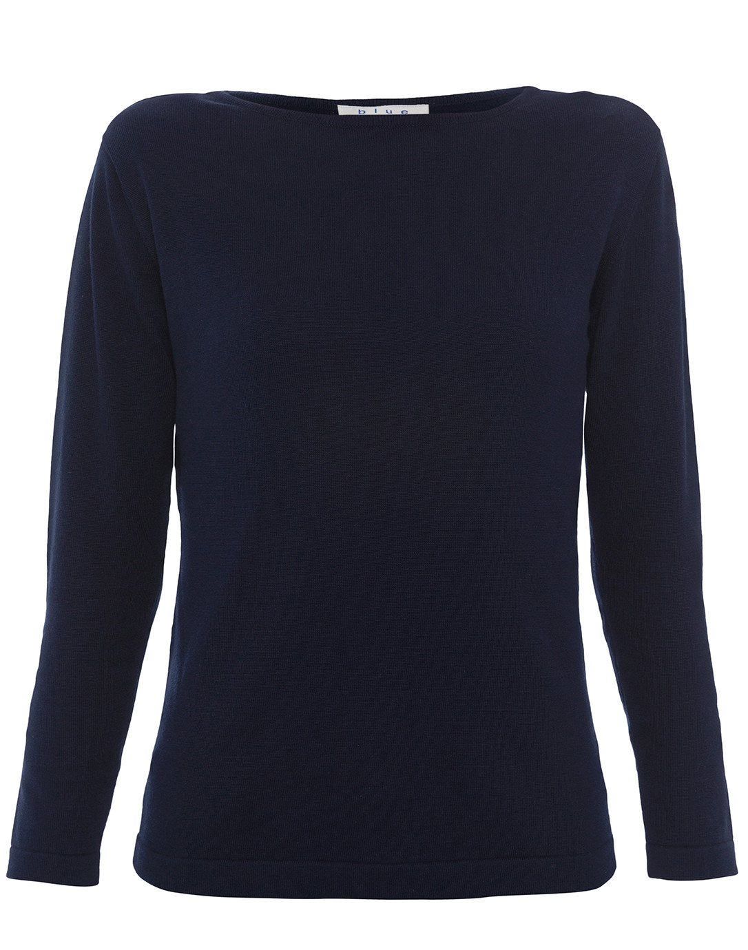 Navy Pima Cotton Sweater | Blue