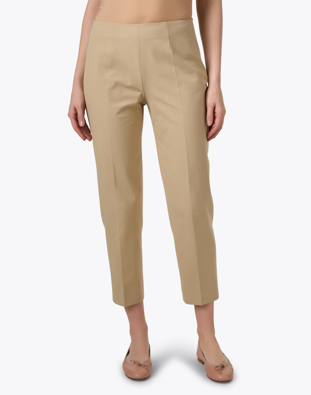 O'Connell's Womens Cotton Sateen Slim Capri Pant - Provence