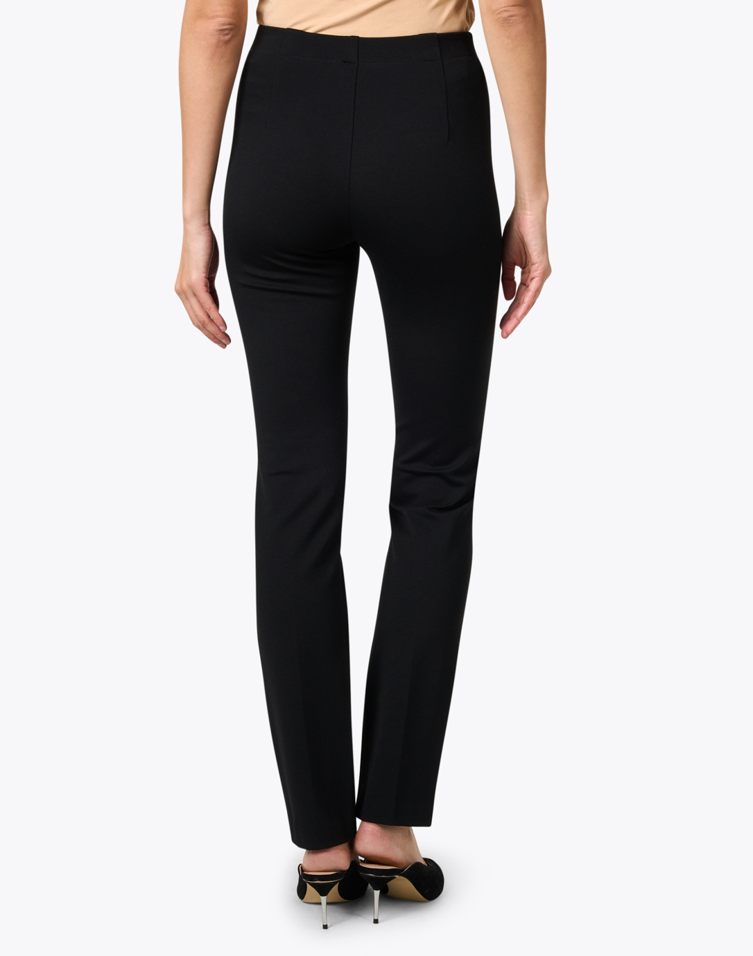 Black Ponte Knit Pull On Pant | Marc Cain