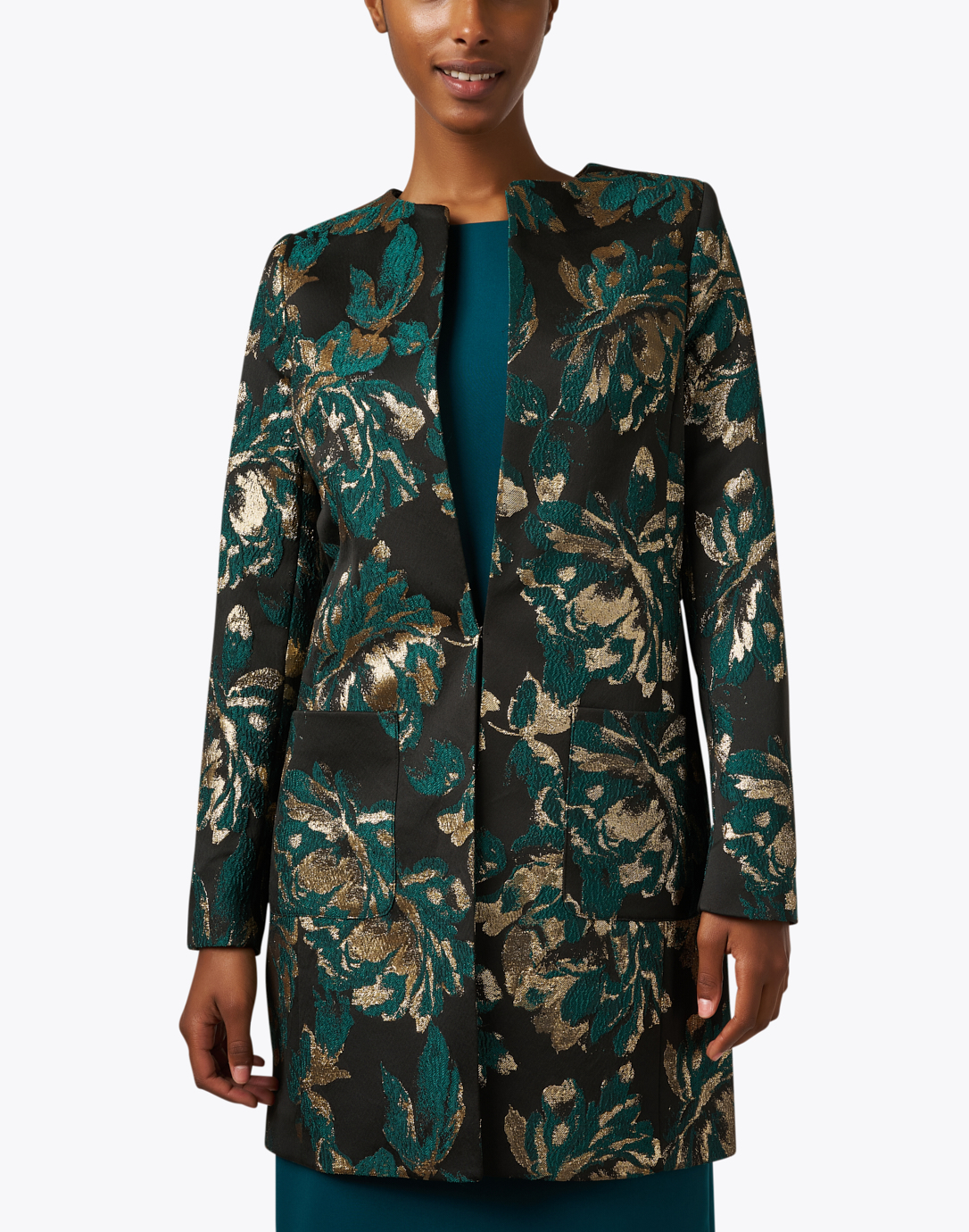 Alice Floral Jacquard Jacket | Helene Berman