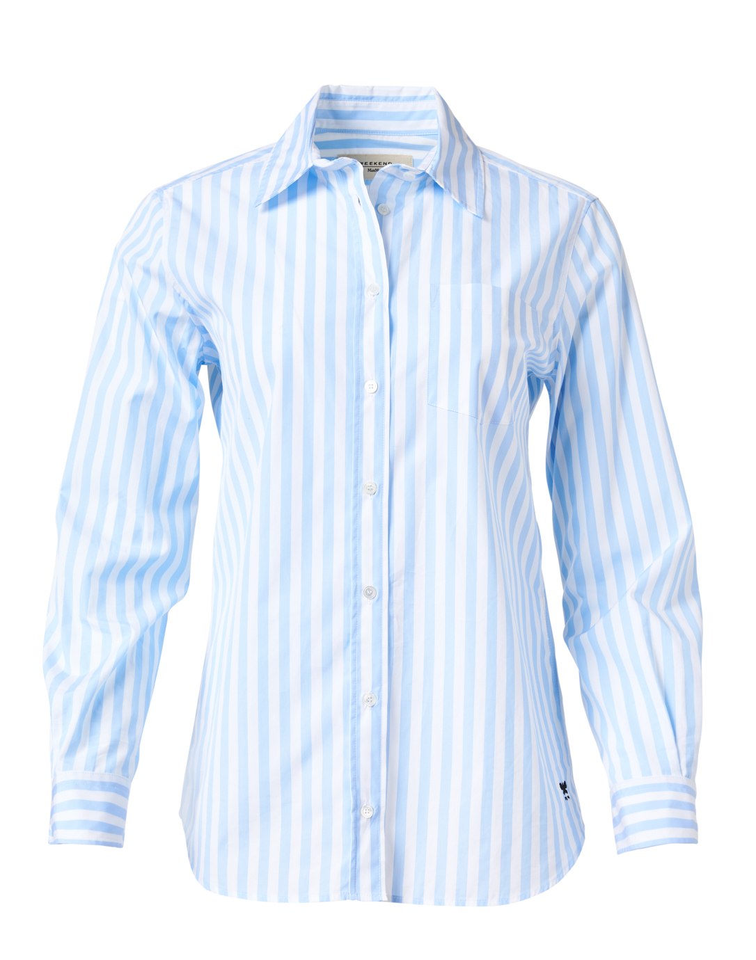 Armilla Blue and White Cotton Shirt | Weekend Max Mara