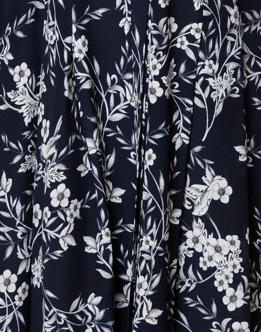 Nizza Navy Floral Silk Shirt Dress | Max Mara Studio | Halsbrook