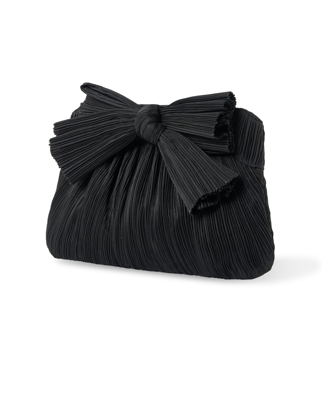 Crawford Black Glitter Bow Clutch Bag – ALEXANDRAKING