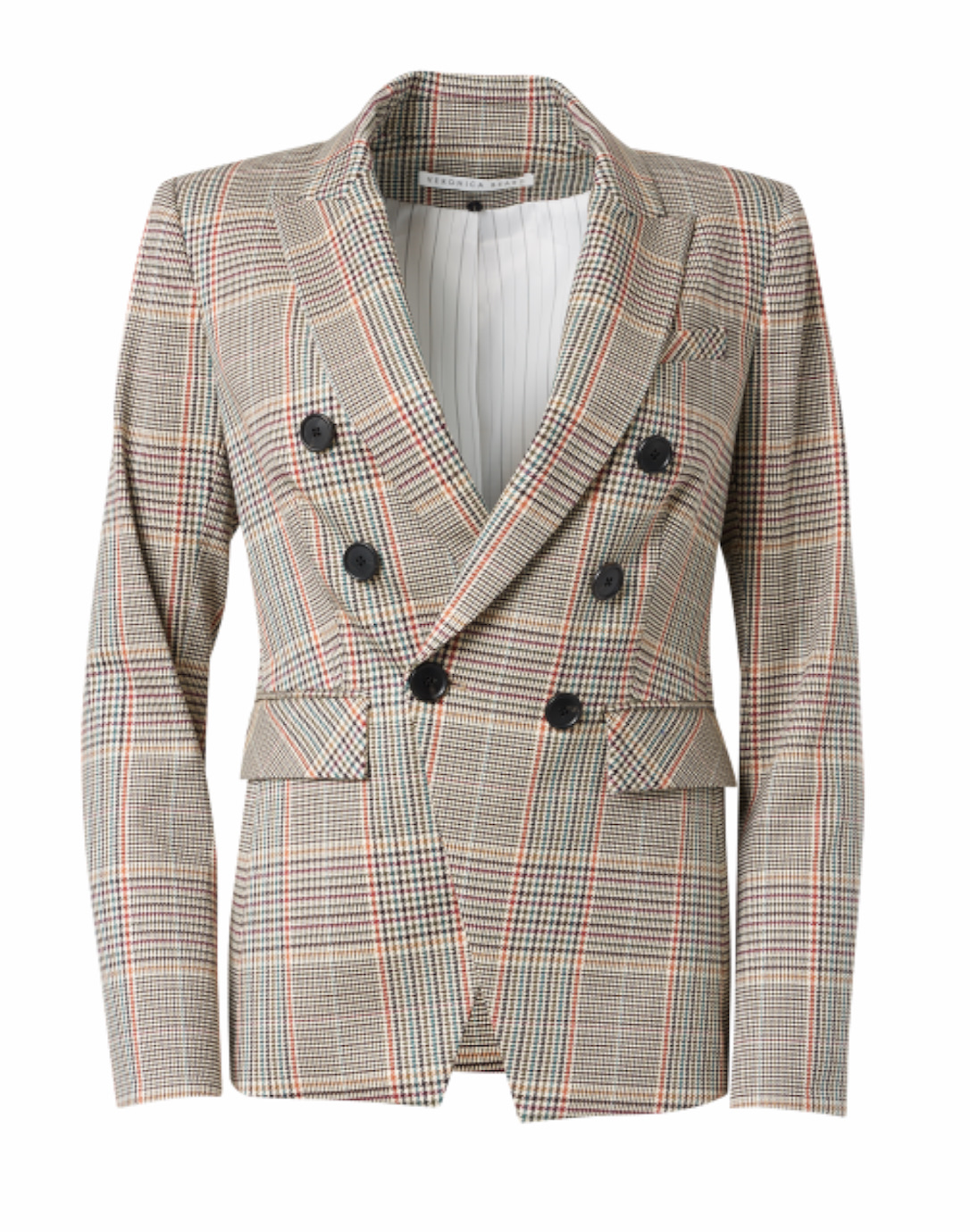 grey checkered jacket