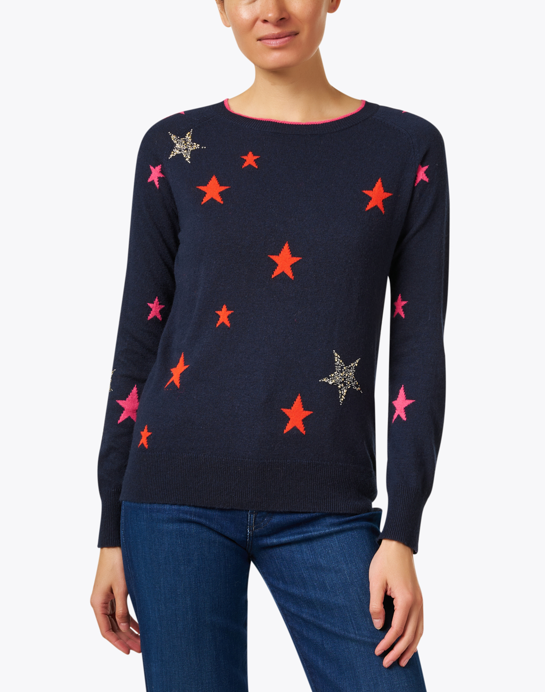 Star intarsia outlet sweater