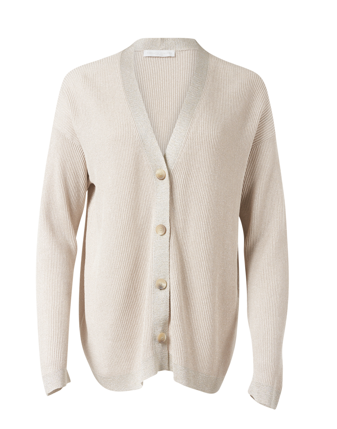 Womens Clothing Jumpers and knitwear Cardigans Fabiana Filippi Cashmere Sleeveless Cardigan in White 