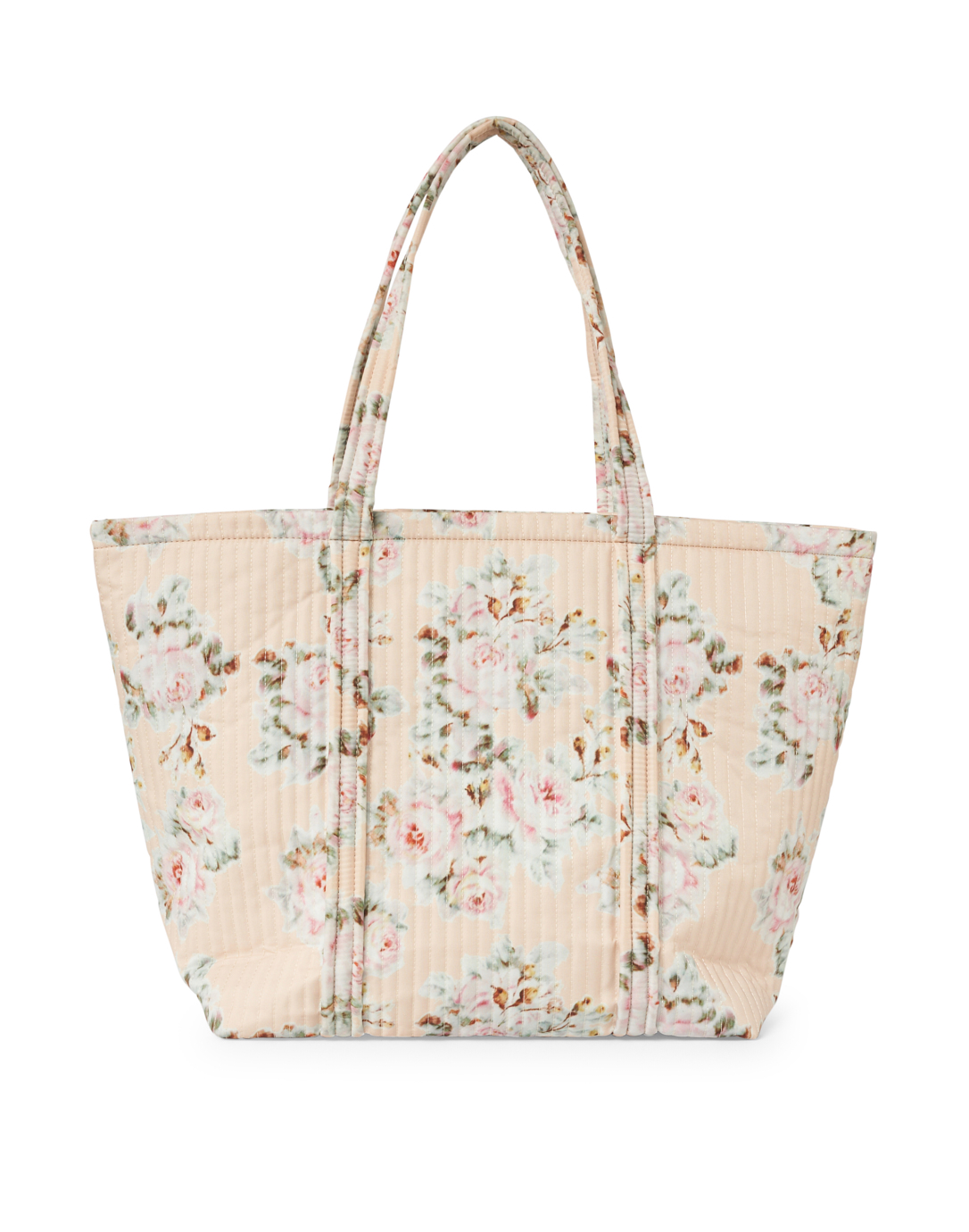 Avery Tan Floral Printed Quilted Nylon Tote Bag | Loeffler Randall ...