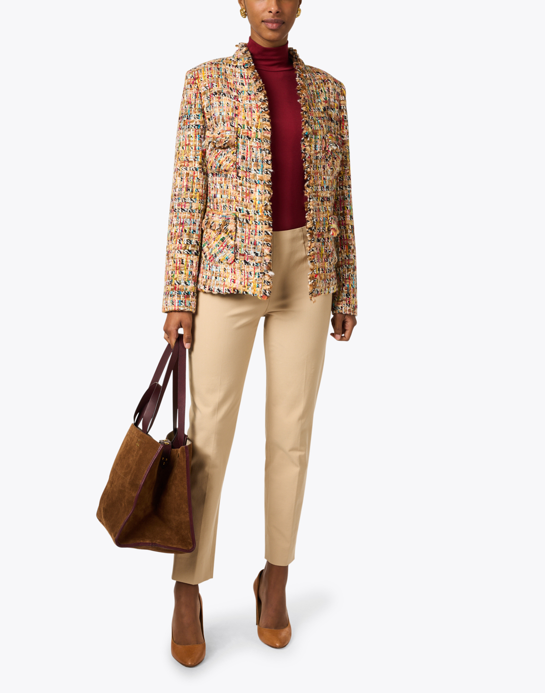 Multicolor Tweed Jacket