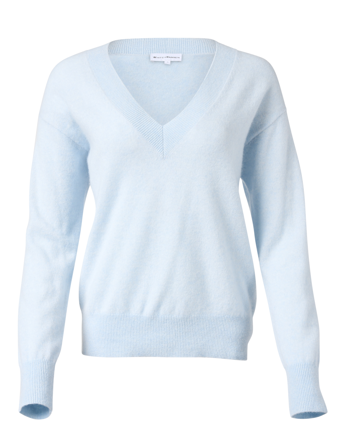 verkiezing parfum Fruitig Light Blue Cashmere Sweater | White + Warren