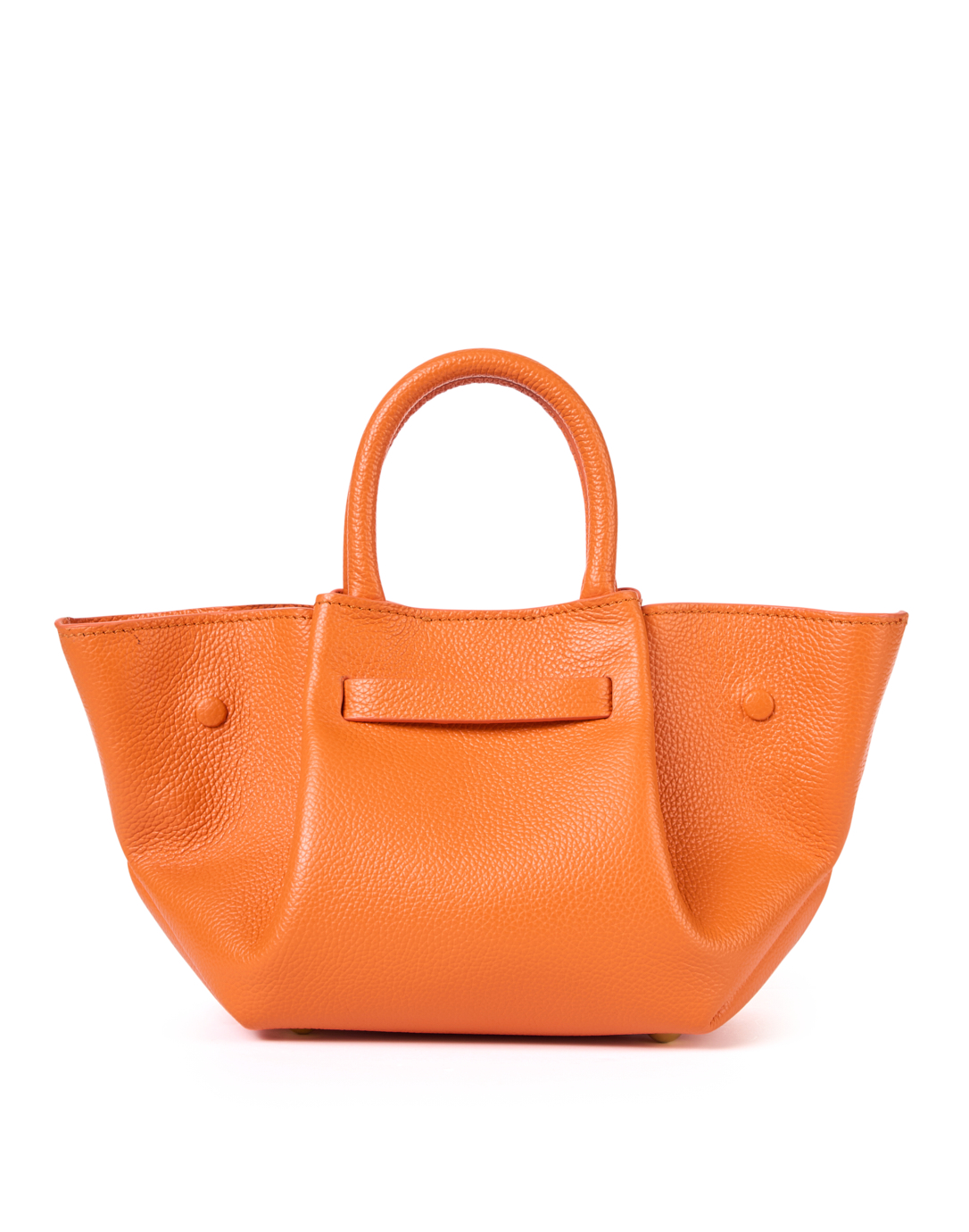 Mini New York Orange Leather Bag