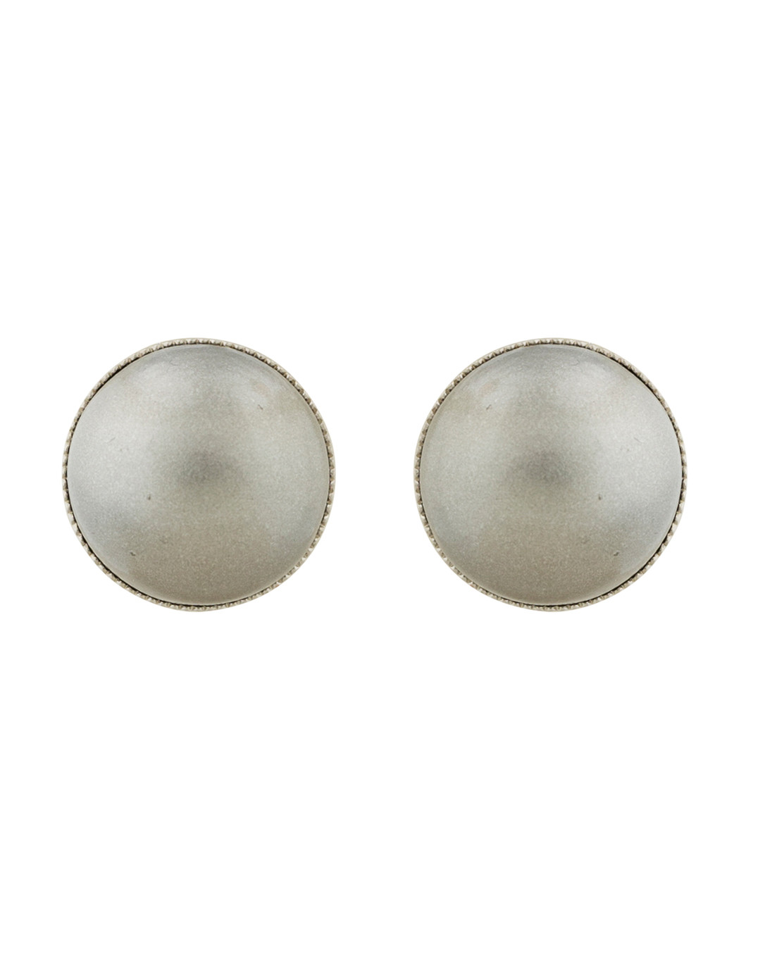 Grey Pearl Clip-on Earrings | Pono by 