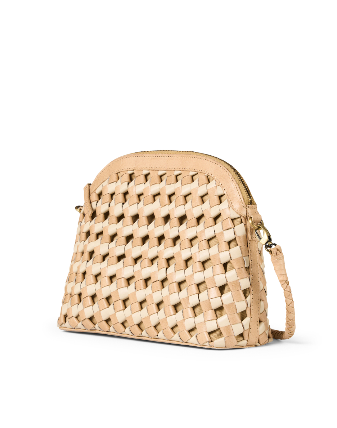 Carmen Tan Leather Crossbody Bag | Bembien