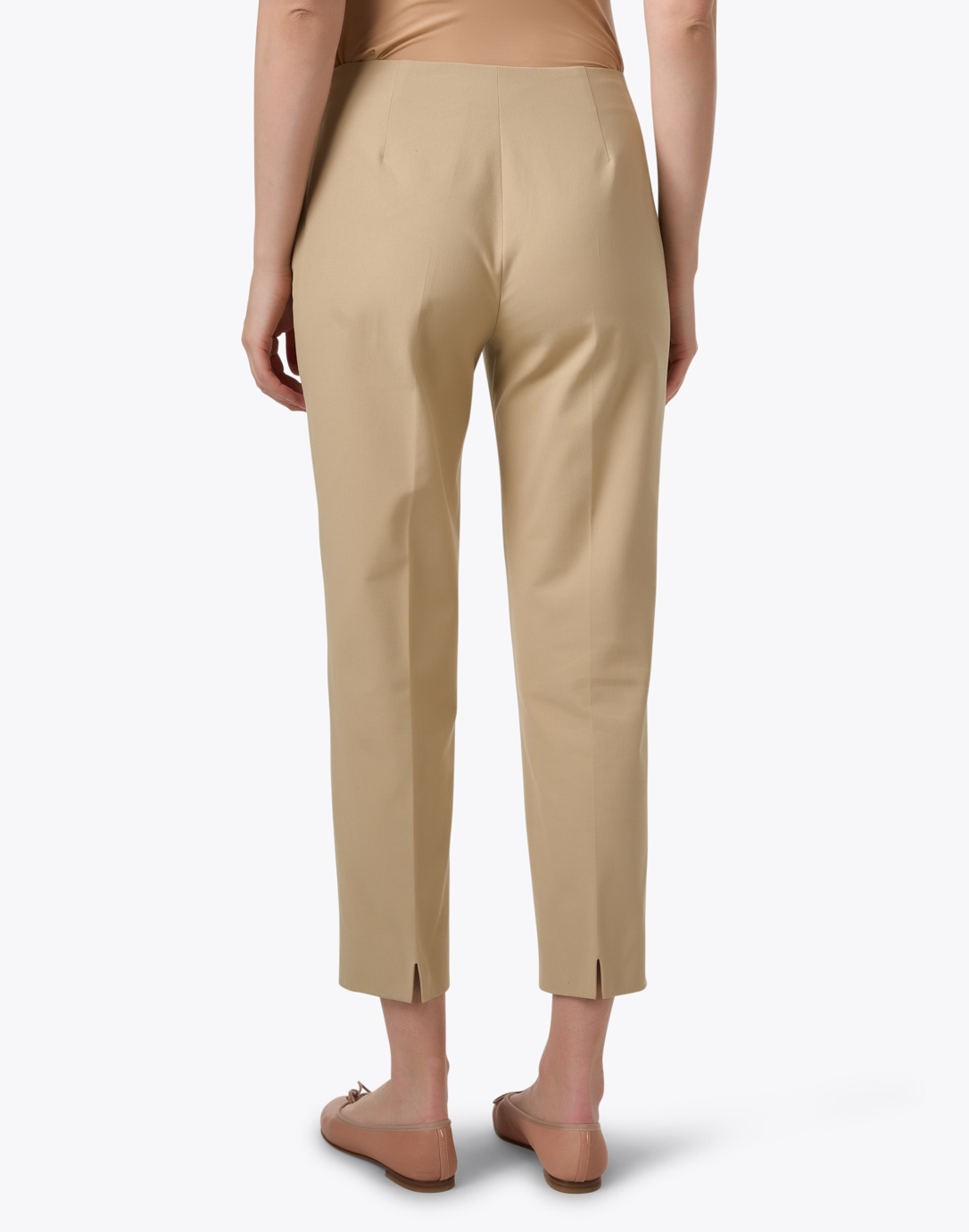 Merona Capri Pants Women's Size 16 Brown Khaki Cropped Pants Stretch