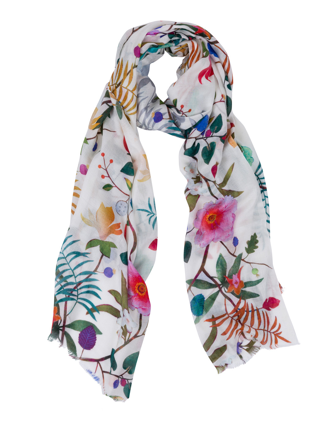 Melody Multicolored Floral Printed Scarf | Tilo | Halsbrook