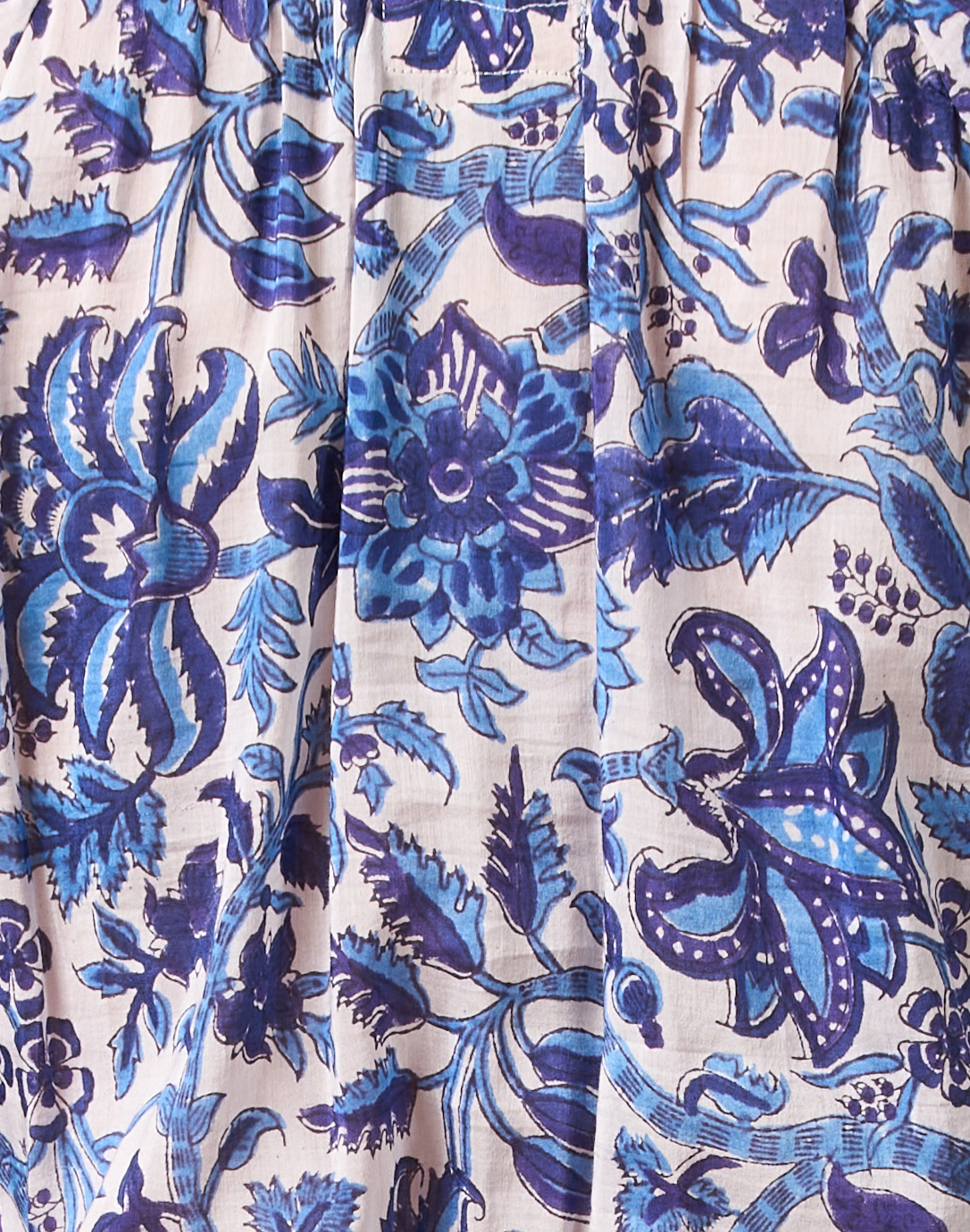 BELL Women's Button Down Shirt, Blue Purple Motif, XS at  Women's  Clothing store