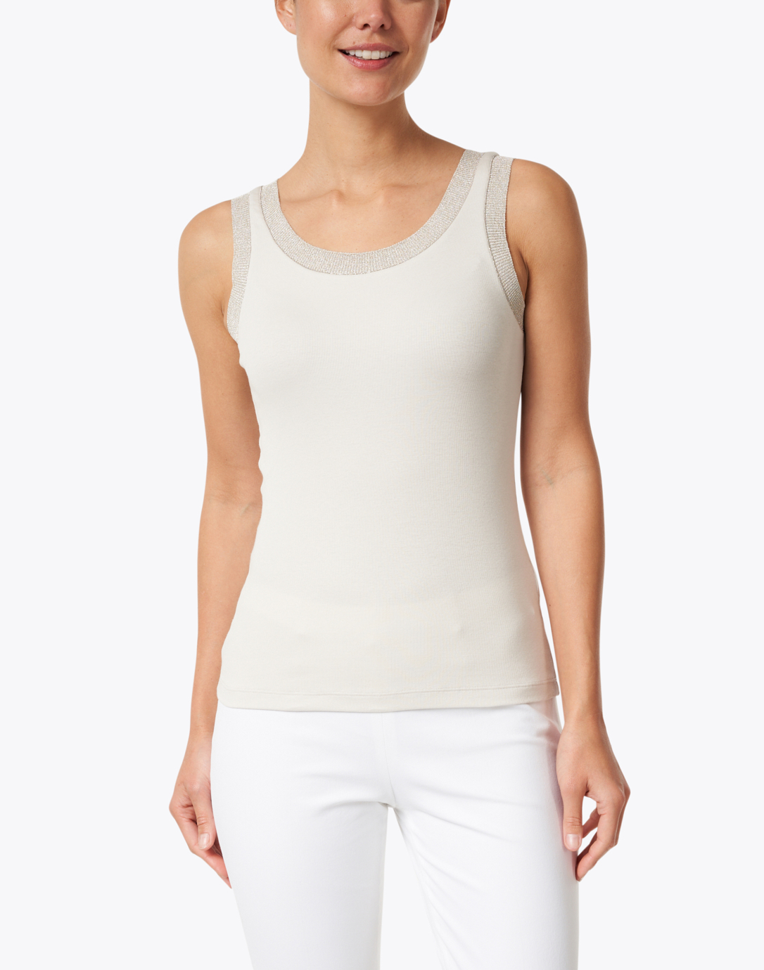 FABIANA FILIPPI Fabiana Filippi Cotton Tank Top - alfej.com