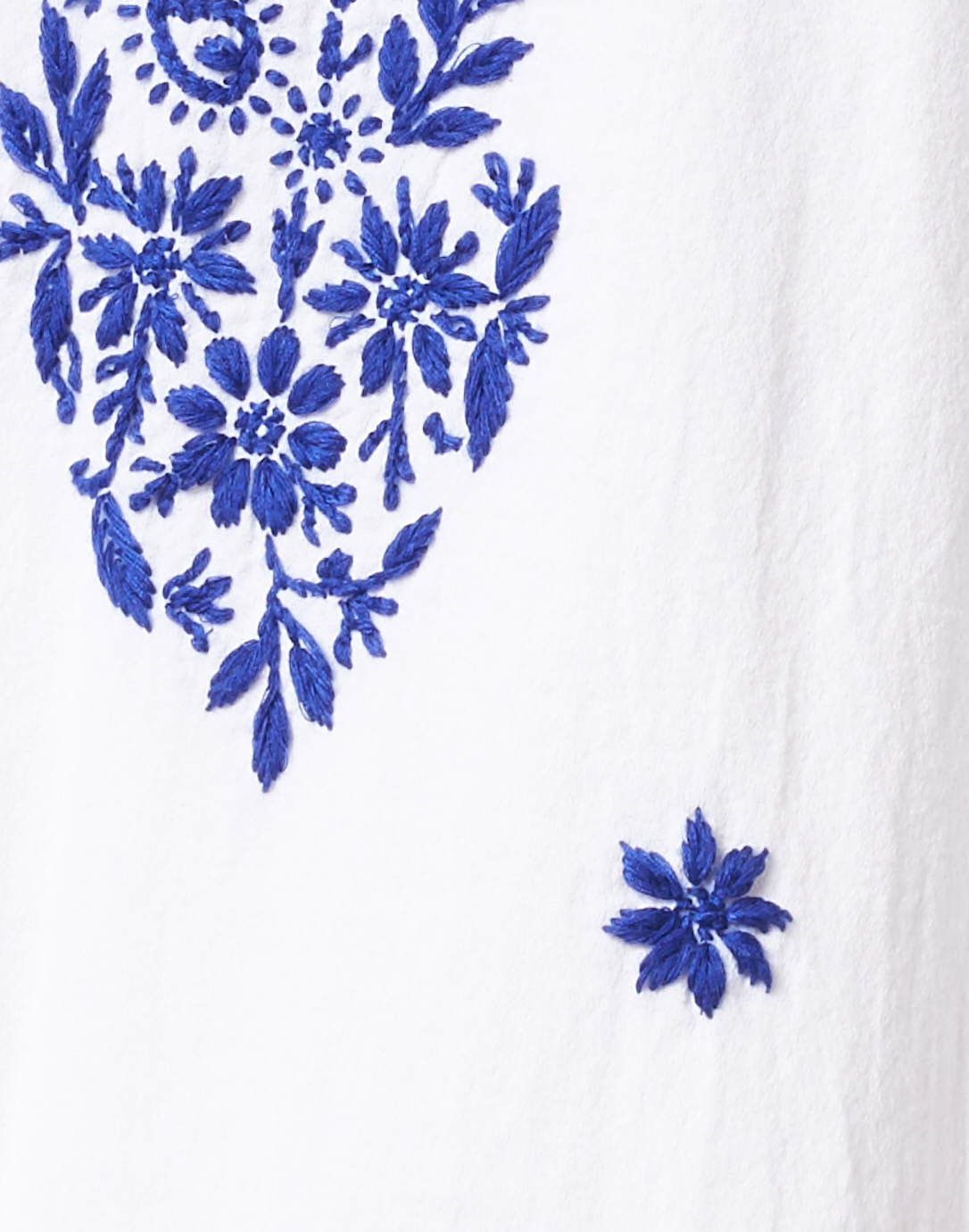 Faith White Embroidered Cotton Dress | Roller Rabbit | Halsbrook