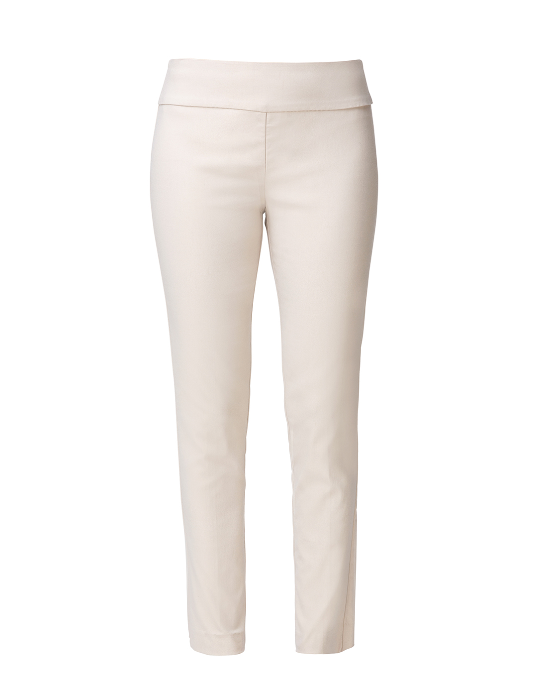 Women with Control Pintuck Front Slit Ankle Pants 