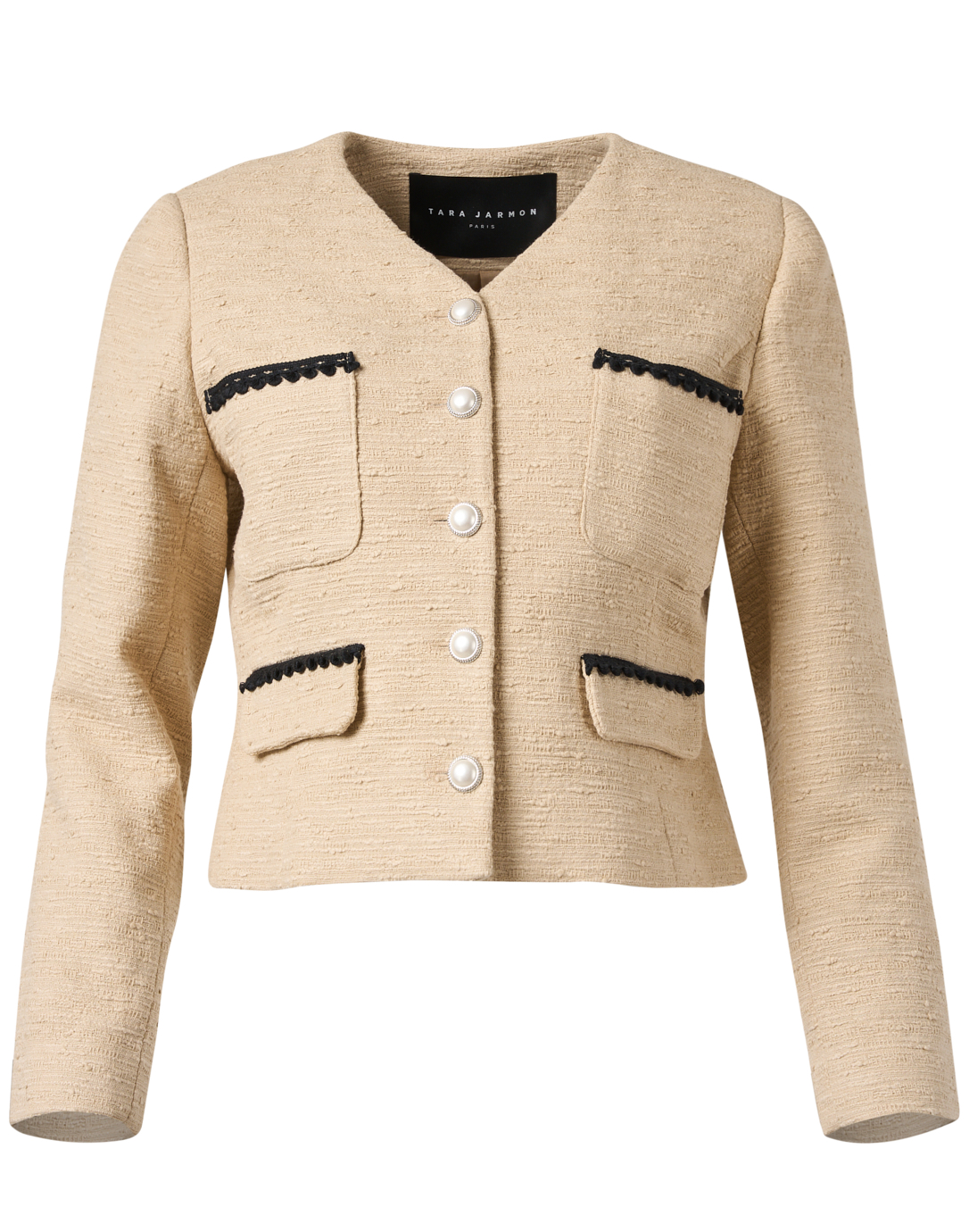 Versailles Beige Cotton Jacket | Tara Jarmon