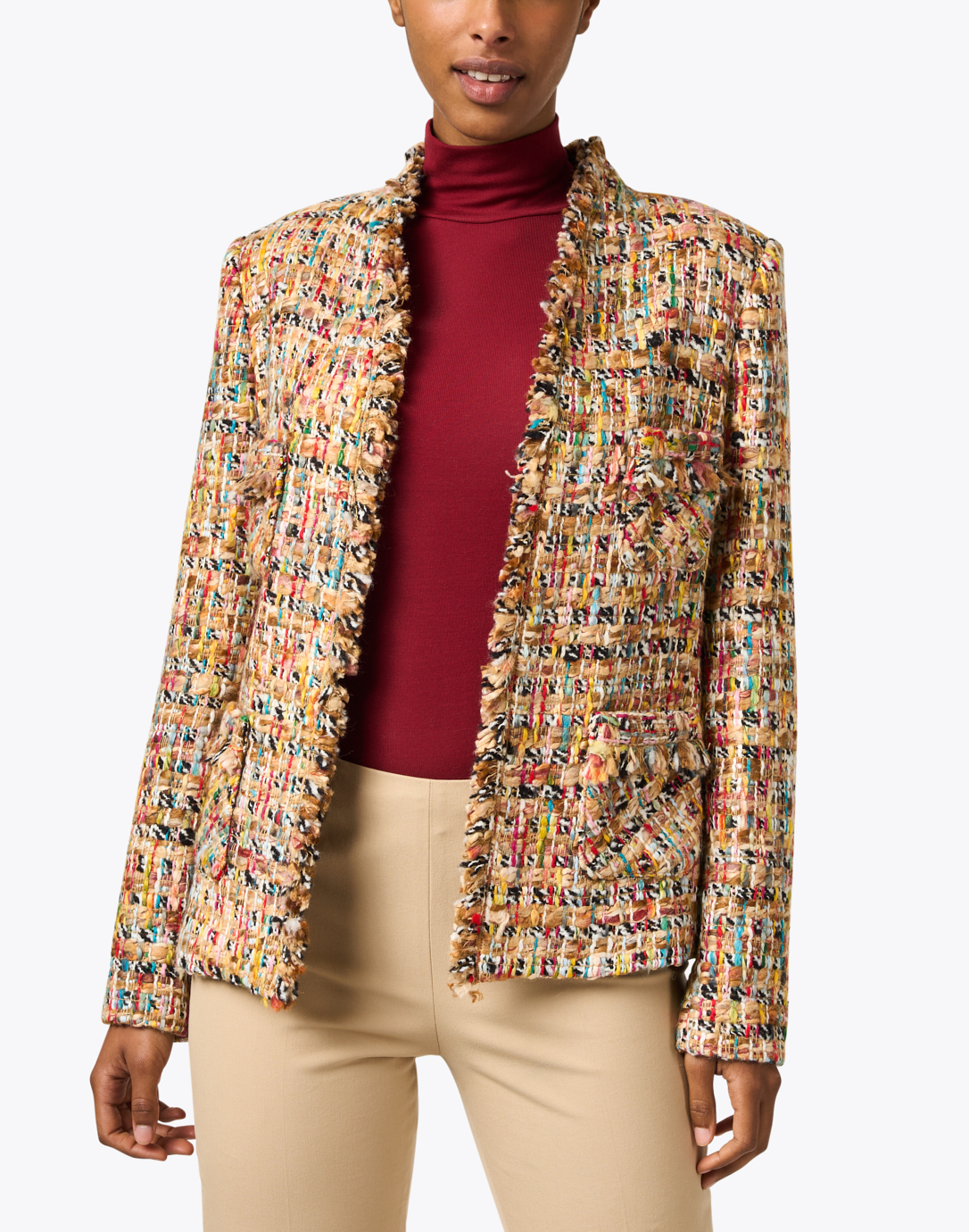 chanel tweed jacket 34