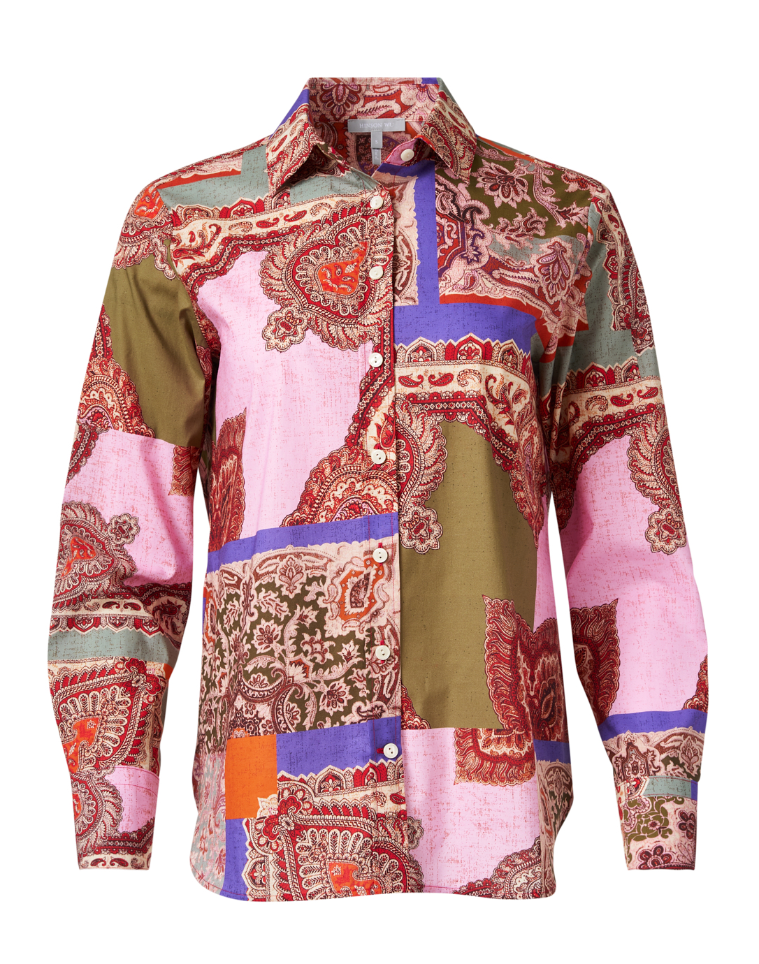 Reese Multi Paisley Patchwork Shirt | Hinson Wu