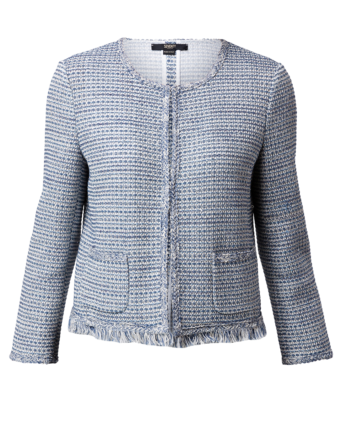 tweed jacket white