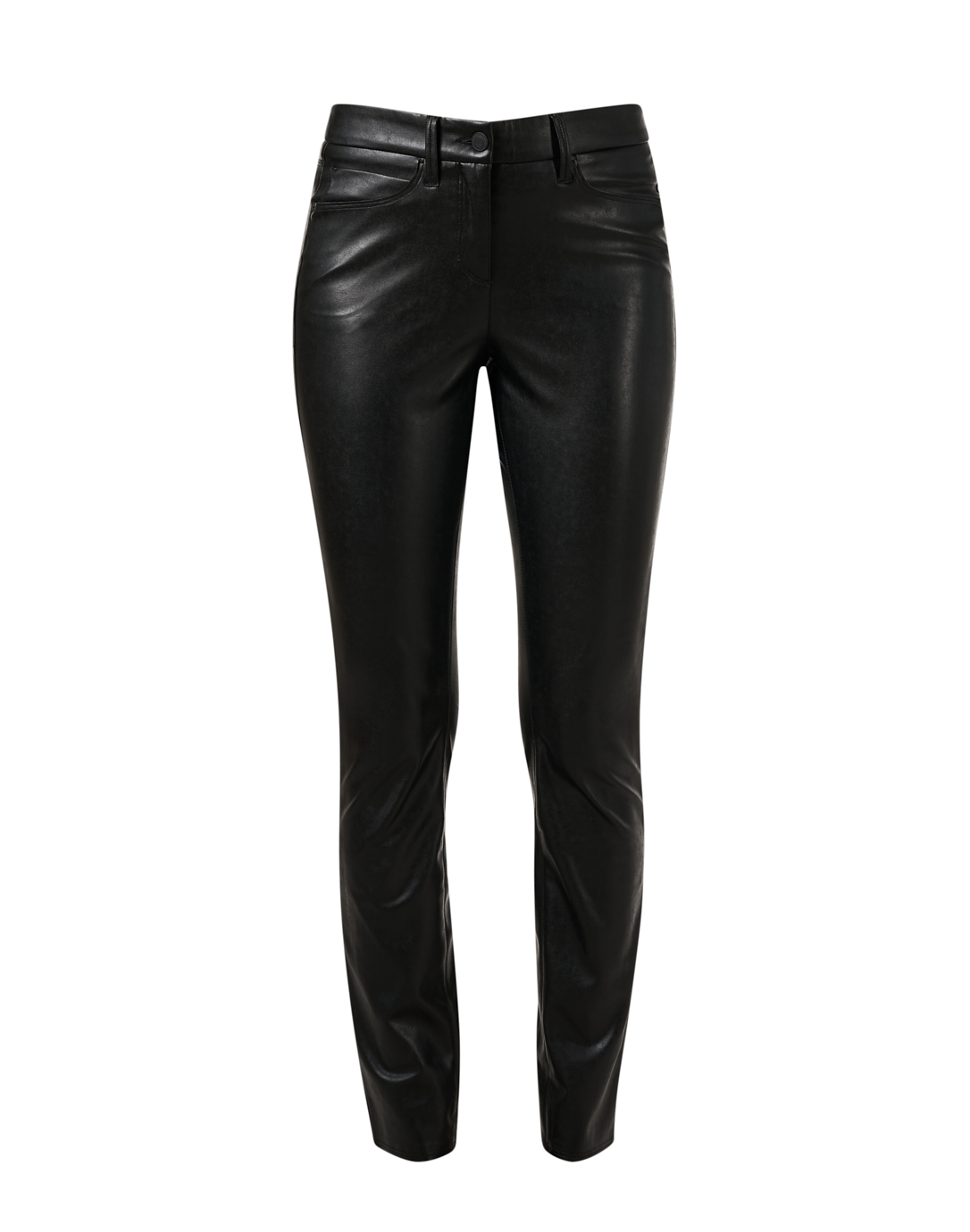 Hoxekle Vegan Leather Pants for Women High Waist Slim Breathable Soft  Skinny Stretch Black Fashion Party Trousers at  Women's Clothing store