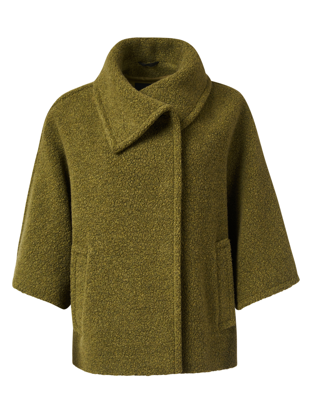 Wool Blend A Line Long Overcoat  Long wool coat women, Tweed